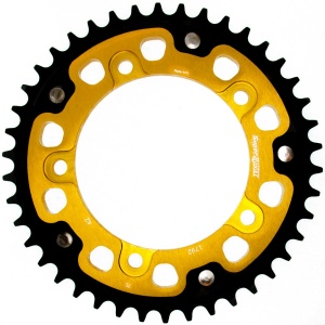 Kit de lant D.I.D Chain - Argintiu chain 525 ZVM-X, X-ring (X, NX, QX, XS), CHK front sprocket SUPERSPROX, CHK rear sprocket SUPERSPROX STEALTH pentru TRIUMPH TT 600 2000-2003 - Img 4