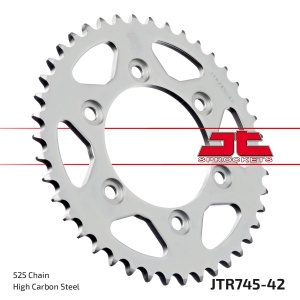 Kit de lant D.I.D Chain - Argintiu chain 525 ZVM-X, X-ring (X, NX, QX, XS), CHK front sprocket JT CHK rubber cushioned, CHK rear sprocket JT pentru DUCATI ST2 944 Sporttouring 1997-2003 - Img 6