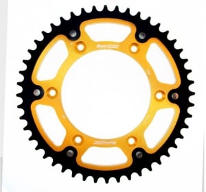 Kit de lant D.I.D Chain - Argintiu lant 520 ZVM-X, X-Ring, pinion fata SUPERSPROX, foaie spate SUPERSPROX STEALTH pentru HUSABERG FE 550/E 2004-2008 - Img 3