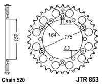 Kit de lant D.I.D Chain - Auriu chain 520 MX, Non-sealed, CHK front sprocket JT, CHK rear sprocket JT pentru YAMAHA YZ 125 1988 - Img 5