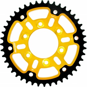 Kit de lant D.I.D Chain - Auriu chain 525 ZVM-X, X-ring (X, NX, QX, XS), CHK front sprocket JT CHK rubber cushioned, CHK rear sprocket SUPERSPROX STEALTH pentru KAWASAKI Z 900 2017-2024 - Img 4