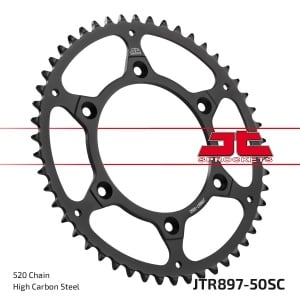 Kit de lant D.I.D Chain - Auriu lant 520 ERVT, X-Ring, pinion fata JT, foaie spate JT pentru GAS GAS EC 300 2021-2023 - Img 5