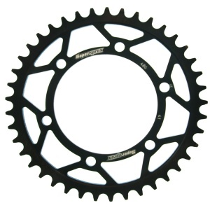 Kit de lant EK - Argintiu chain 520 DEX, X-ring (X, NX, QX, XS), CHK front sprocket JT CHK rubber cushioned, CHK rear sprocket SUPERSPROX pentru KAWASAKI Z 400 2019-2024 - Img 4