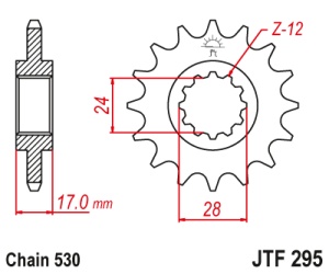 Kit de lant EK - Argintiu chain 530 SRX, X-ring (X, NX, QX, XS), CHK front sprocket JT, CHK rear sprocket JT pentru HONDA CBR 600 F 1991-1996 - Img 3