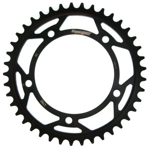 Kit de lant EK - Auriu chain 525 ZVX, X-ring (X, NX, QX, XS), CHK front sprocket JT CHK rubber cushioned, CHK rear sprocket SUPERSPROX pentru KAWASAKI KLV 1000 2004-2006 - Img 5