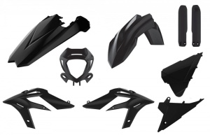 Kit plastice POLISPORT 91060 enduro Negru
