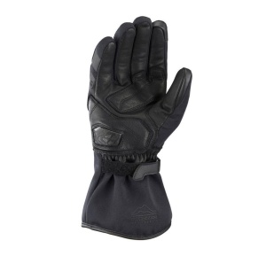 Manusi barbati Touring/Adventure Mid-season textil/piele Ixon model Drizzle MS culoare: negru – degete tactile (manusi lungi) - Img 2