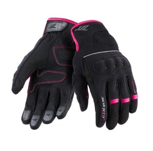 Manusi femei Urban vara Seventy model SD-C56 negru/roz - degete tactile
