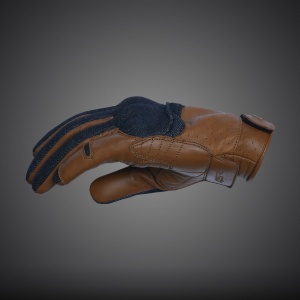 Manusi moto piele 4SR Cafe Latte - Img 3