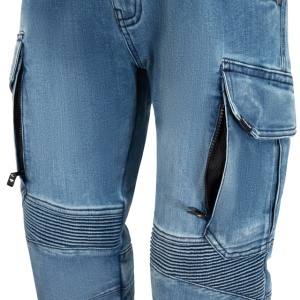Pantaloni moto cargo SECA SQUARE II BLUE - Img 5
