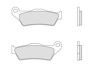 Placute de frana BREMBO 07BB04SA