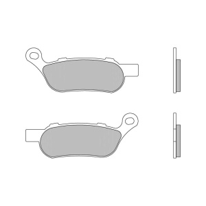 Placute de frana BREMBO 07HD07SP