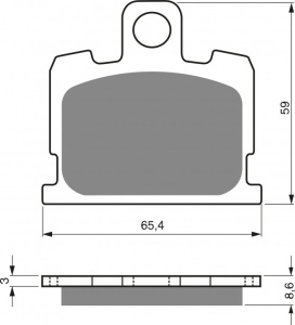 Placute de frana GOLDFREN 151 AD OFF-ROAD FRONT
