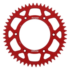 Rear ALU sprocket SUPERSPROX RAL-210:50-RED Rosu 50T, 520