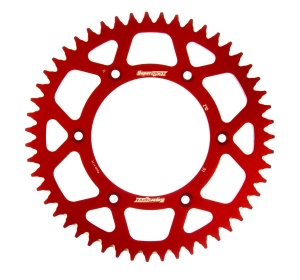 Rear ALU sprocket SUPERSPROX RAL-210:51-RED Rosu 51T, 520