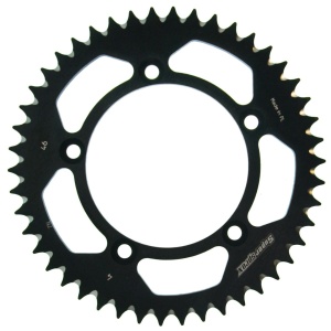 Rear ALU sprocket SUPERSPROX RAL-4:46-BLK Negru 46T, 420