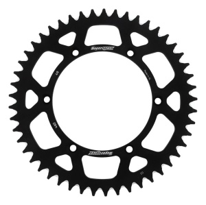 Rear ALU sprocket SUPERSPROX RAL-460:49-BLK Negru 49T, 520