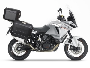 Set complet cutii aluminiu laterale, 36L / 47L SHAD TERRA NEGRU, include kit montare SHAD KTM Adventure 1090, 1190, Super Adventure 1290 (R, S) - Img 16
