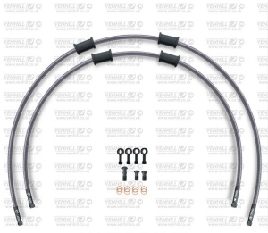 STANDARD Front brake hose kit Venhill POWERHOSEPLUS BMW-7004FB (2 conducte in kit) Clear hoses, black fittings