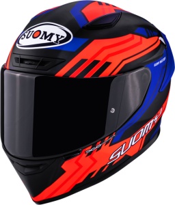 SUOMY TRACK-1 FRAMEWORK WHITE BLK BLUE ECE 22.06