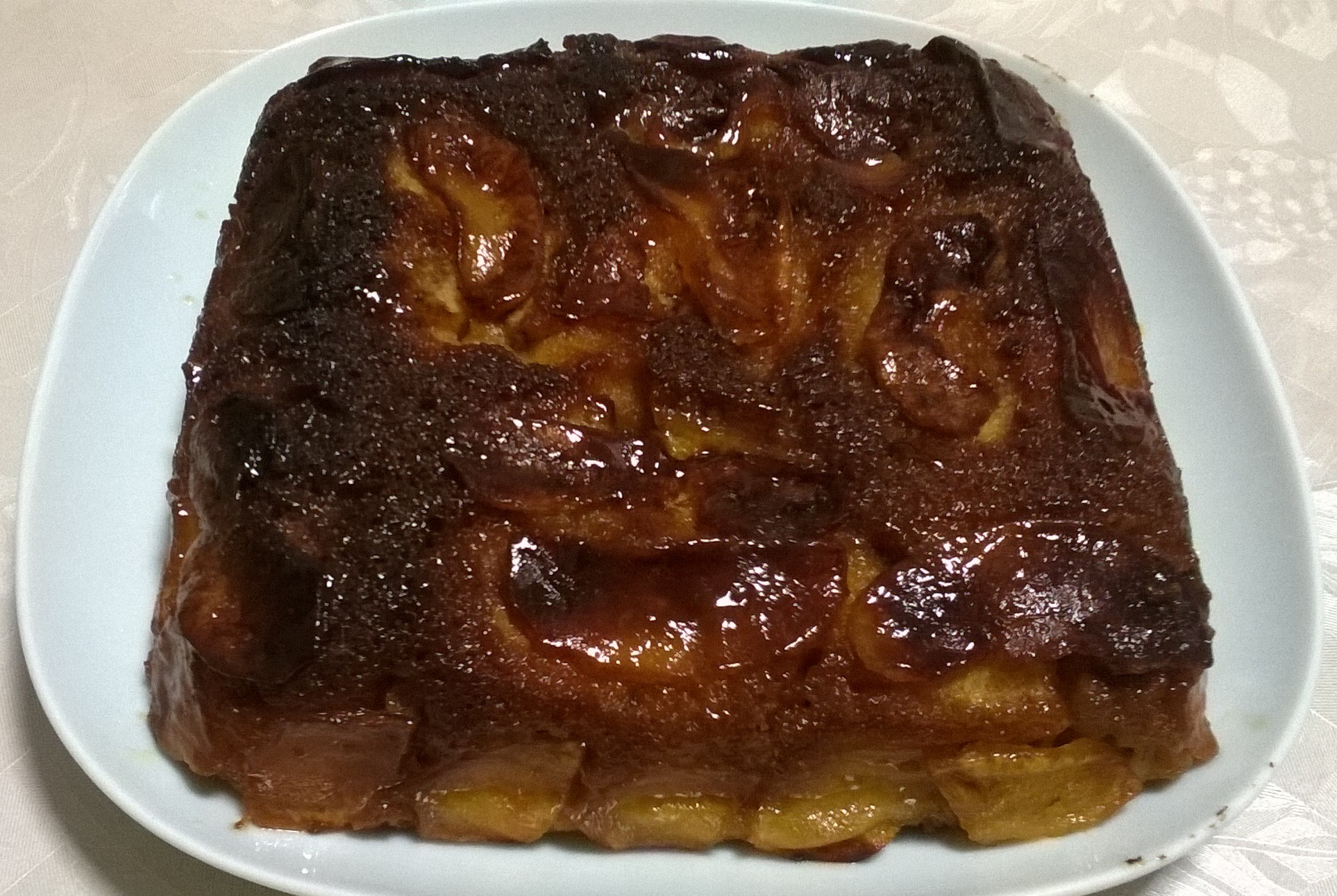 „Tartă cu mere caramelizată" sau clasicul „tarte tatin" cu mere (prăjitură franceză ) FARA ZAHAR, LOW CARB