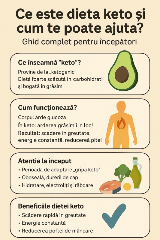 🥑 Ce este dieta keto și cum te poate ajuta? Ghid complet pentru începători