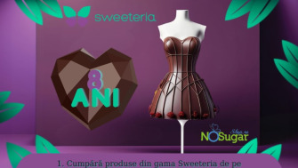 Concurs dulce #FărăZahăr Sweeteria 8 ANI