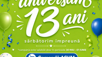 Regulament Tombola cu premii NosugarShop.ro - 13 ani