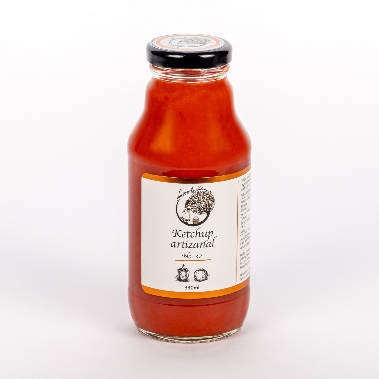 Ketchup Artizanal (fara zahar) 330ml Livada Domnitei