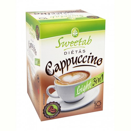 Cappuccino dietetic 3 in1 (fara zahar) 100g - Sweetab