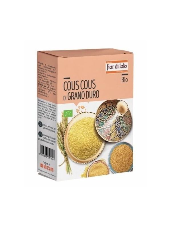 Cous cous bio din grau 500g - Fior di Loto