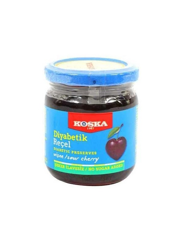 Dulceata diabetica de visine (fara zahar) 240g - Koska