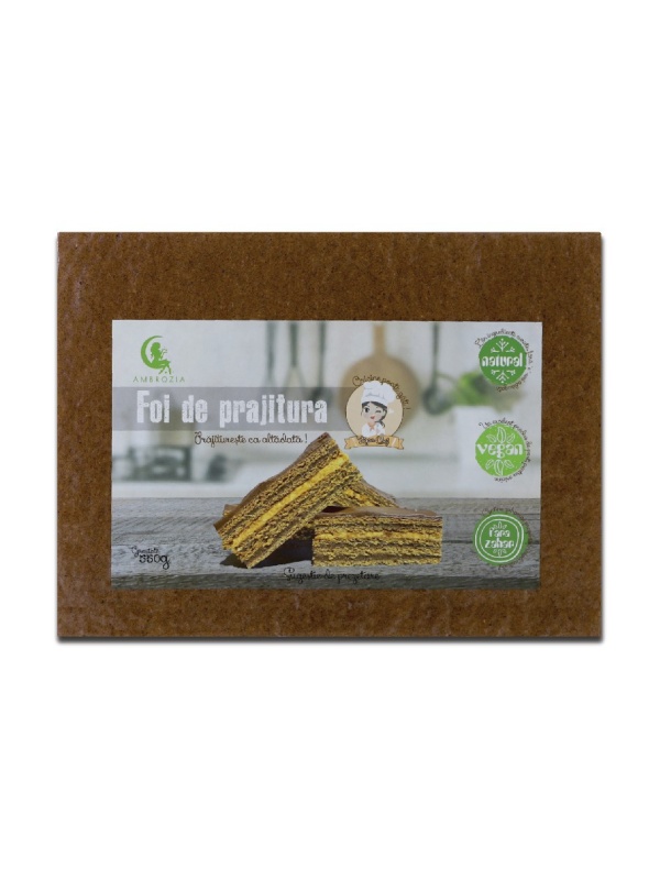 Foi de prajitura (fara zahar, vegan) 550g - Hiper Ambrozia