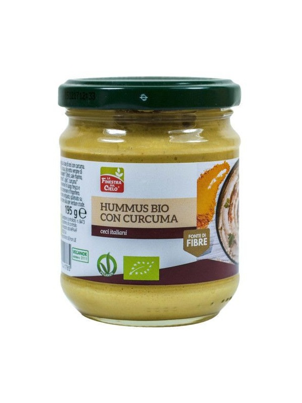 Humus bio cu turmeric 195g