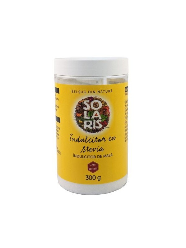 INDULCITOR CU STEVIA 300gr SOLARIS