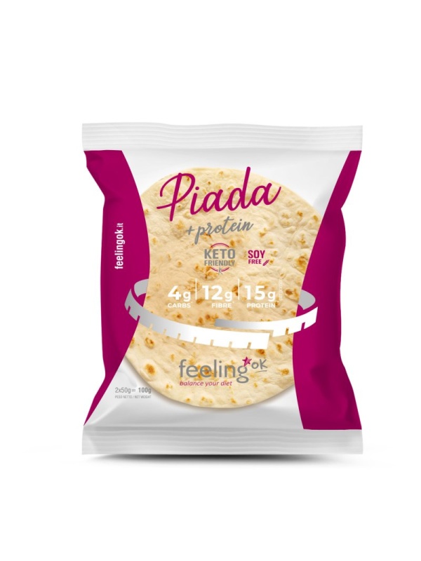Lipii (Piada) 2 buc ( Low-Carb, proteice, fara zahar, fara lactoza) 100g - FeelingOk