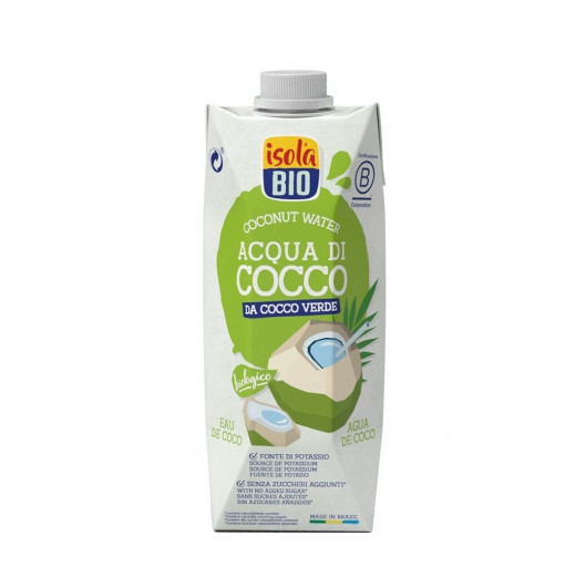 BIO Apa de cocos (fara gluten, fara zahar) 500ml