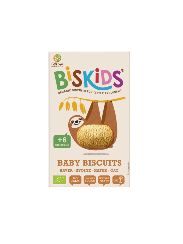 Biscuiti Eco pentru copii cu ovaz (fara zahar) 120 g - Biskids