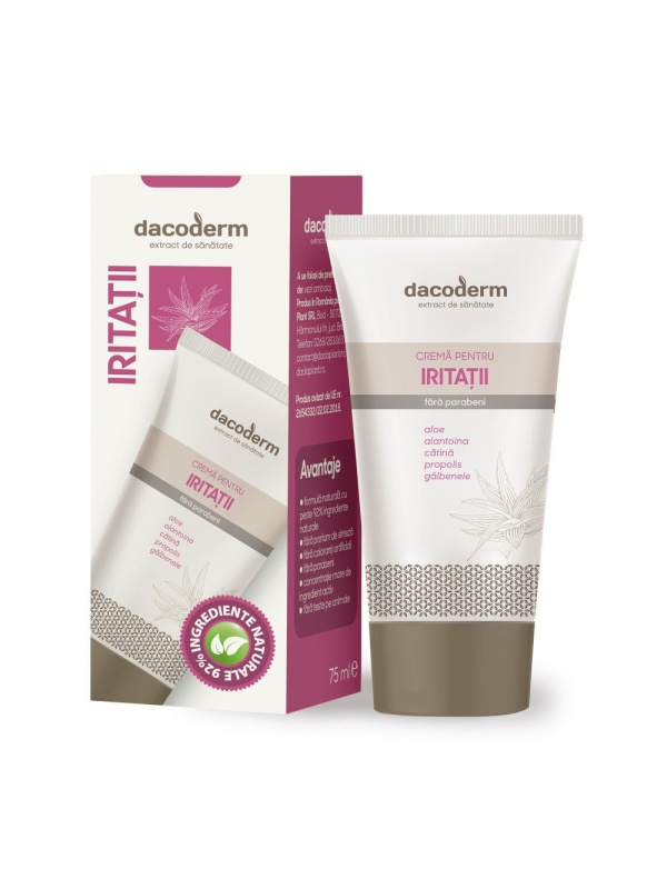 CREMA PENTRU IRITATII "DACODERM" 75ml DACIA PLANT