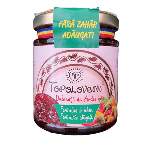 Dulceata de Ardei Iute (fara zahar, fara conservanti) 230g - Topoloveni