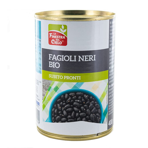Fasole neagra bio cutie 400g