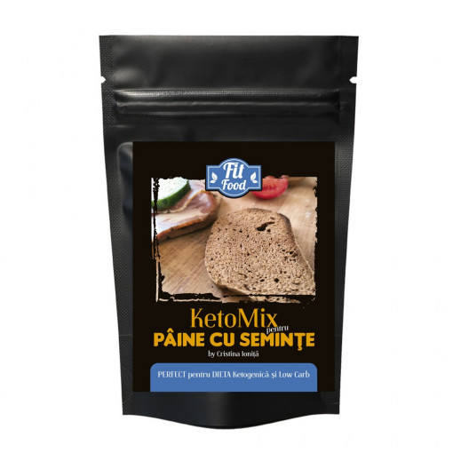 Ketomix Paine cu seminte (low carb, keto) 300g by Cristina Ionita - Fit Food