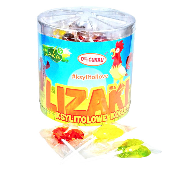 Acadea Cocosel cu aroma de fructe, cu Xilitol (fara zahar, Keto) 12g - Aka