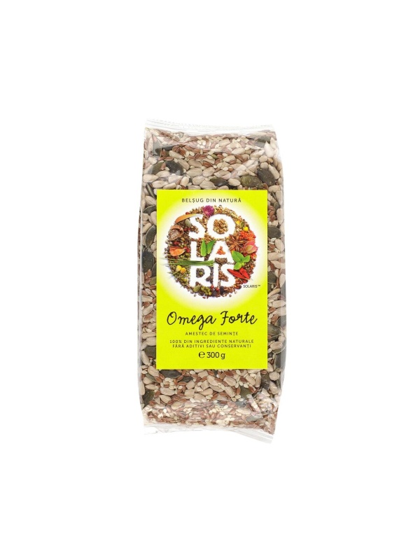 AMESTEC DE SEMINTE (floarea soarelui, in, susan, dovleac) OMEGA FORTE 300g SOLARIS
