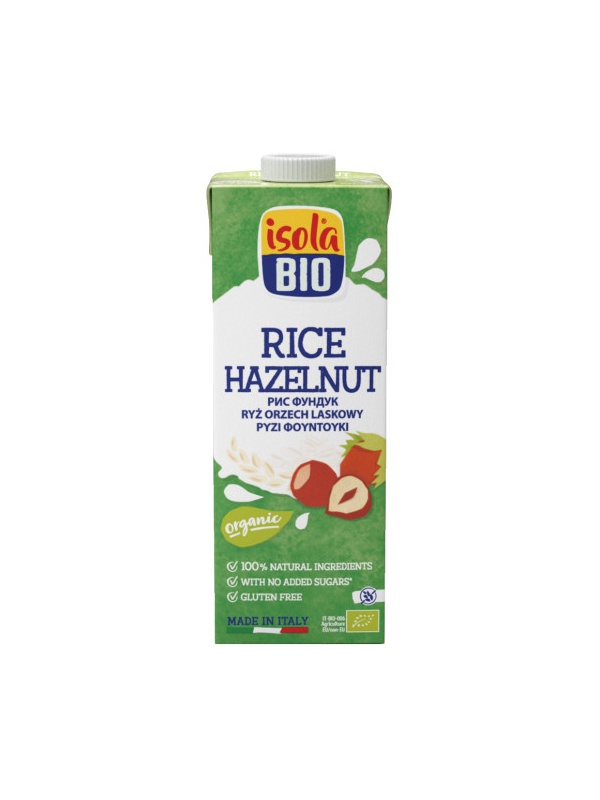 Bautura eco din orez cu alune 1L - IsolaBio