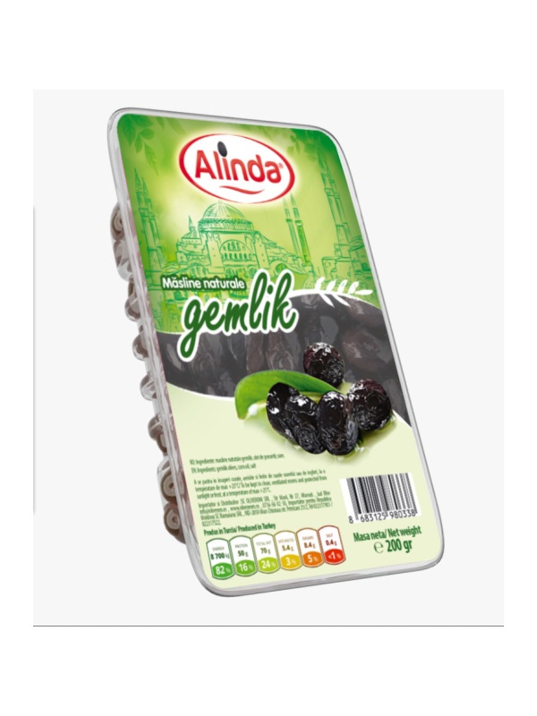 Masline naturale Gemlik 200g - Alinda
