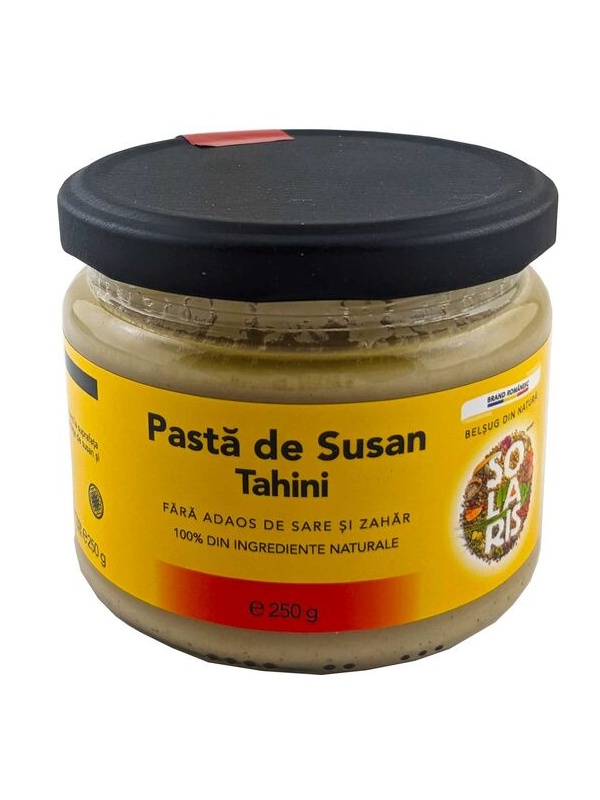 PASTA DE SUSAN TAHINI (fara sare, fara zahar) 200gr SOLARIS