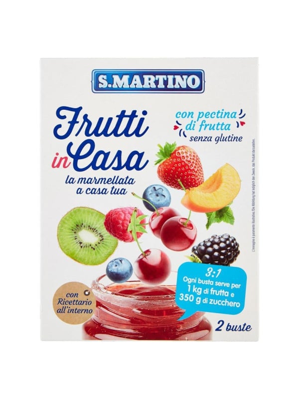 Preparat (Gelifiant) pentru gemuri fara gluten, S.Martino 50g