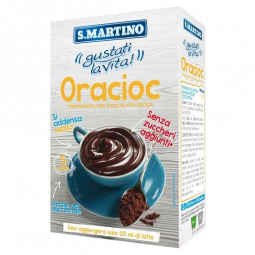 Preparat pentru băutură cu cacao degresata fără gluten, fără zahar (5 portii) 125 - S.Martino