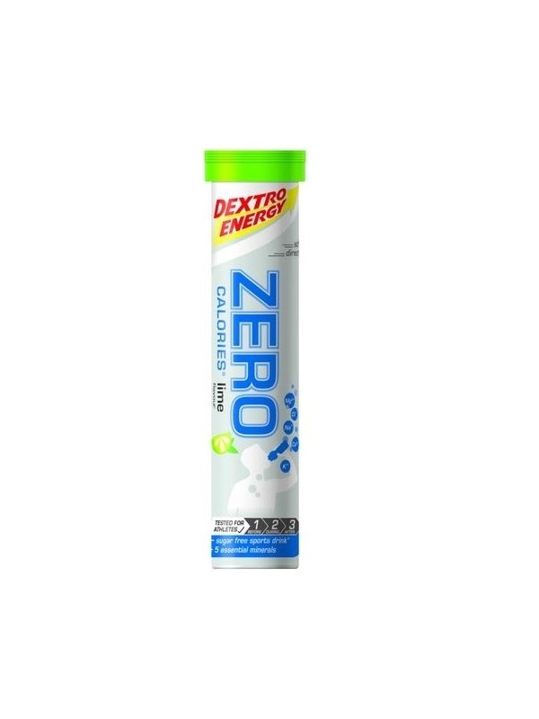 Bautura cu electroliti 0 calorii tablete Lime (fara zahar) 82g - Dextro Energy